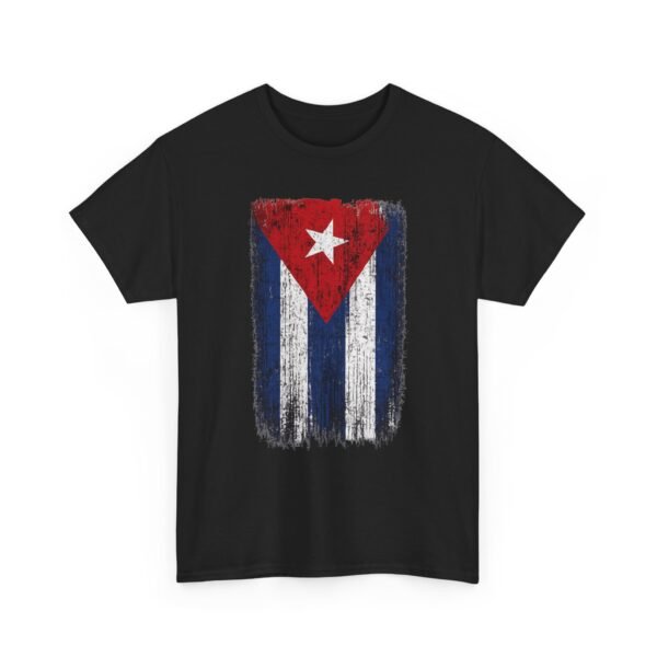 Distressed Cuban Flag T-Shirt | Cuba Flag Tee, Vintage Grunge Stripes