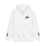 Cuba Script Logo Hoodie | Flag Accent Sleeve Stars - Image 3