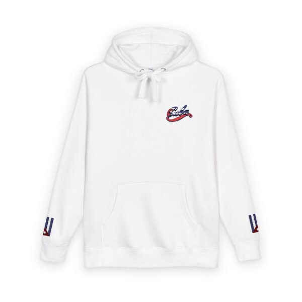 Cuba Script Logo Hoodie | Flag Accent Sleeve Stars