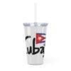 558542040848892576_2048.jpeg I love Cuba Plastic Tumbler with Straw | Red White Blue