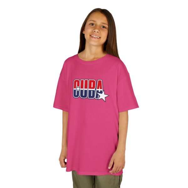 5624054491472839739_2048.jpeg Kids 'CUDA' Retro Star Tee — Patriotic Red & Blue Graphic