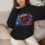 Quebec Cuba Vintage Car Hoodie – Retro Travel Graphic Sweatshirt - Image 4