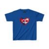 Kids Tee — Heart Flag Design: Cuban & Canadian Pride