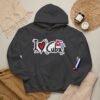 I Heart Cuba Hoodie | Cuban Flag Sleeve Sweatshirt
