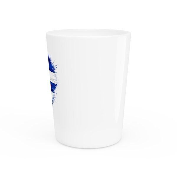 Cuban Flag Heart Shot Glass