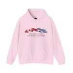 Hoodie — "Different Lands, One Respect, One Pride" Canada & Cuba Flag Graphic - Image 10