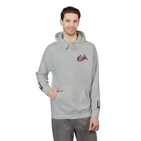 Cuba Script Logo Hoodie | Flag Accent Sleeve Stars