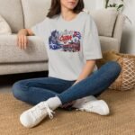 Quebec to Cuba Vintage Car Graphic T-Shirt - Image 5