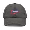 Cuba Script Logo Dad Hat | Distressed Embroidered Cap