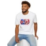 Cuba Canada Flag Splash T-Shirt — Cuban-Canadian Pride Graphic Tee - Image 4