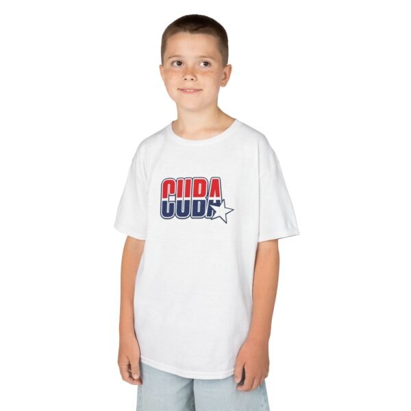 6572618452326090767_2048.jpeg Kids 'CUDA' Retro Star Tee — Patriotic Red & Blue Graphic