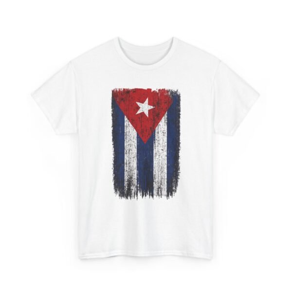 Distressed Cuban Flag T-Shirt | Cuba Flag Tee, Vintage Grunge Stripes