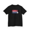7305393494975939243_2048.jpeg Kids 'CUDA' Retro Star Tee — Patriotic Red & Blue Graphic