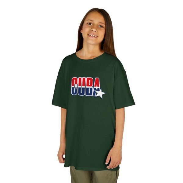 7324311487406693150_2048.jpeg Kids 'CUDA' Retro Star Tee — Patriotic Red & Blue Graphic