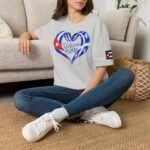 Cuba Québec T-Shirt for Women – Cuban Heart & Québec Pride - Image 5
