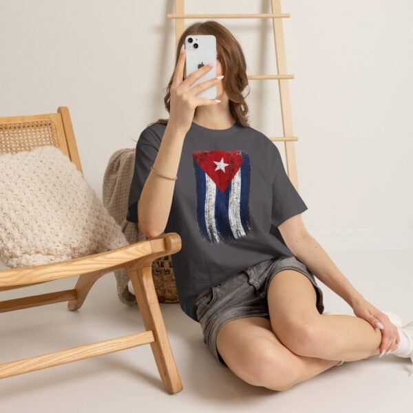 Distressed Cuban Flag T-Shirt | Cuba Flag Tee, Vintage Grunge Stripes