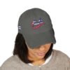 Cuba Script Logo Dad Hat | Distressed Embroidered Cap