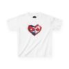 Kids Tee — Heart Flag Design: Cuban & Canadian Pride