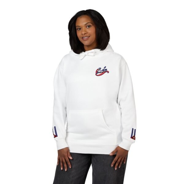Cuba Script Logo Hoodie | Flag Accent Sleeve Stars