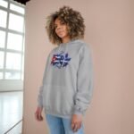 Champion Cuban Pride Hoodie – Cuba & Québec Splash Graphic - Image 4