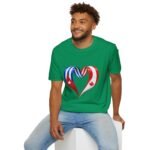 Two Nations One Heart T-Shirt, Cuba Canada Heart Flag Tee, Cuban Canadian Love Shirt, Heart of Cuba and Canada, Patriotic Graphic Tee - Image 16