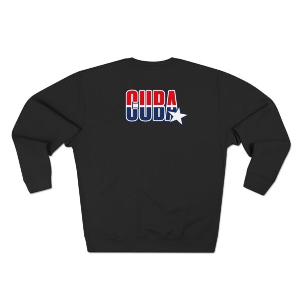 Cuba Canada Heart Crewneck Sweatshirt — Split Flag Love Graphic