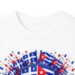 Long Sleeve Tee — Quebec Cuba Travel Badge Graphic - Image 2