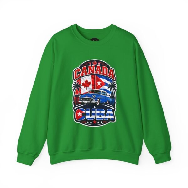 Canada Cuba Vintage Car Crewneck Sweatshirt