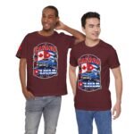 Cuba Canada Shirt, Cuba Canada T-Shirt, Cuban Canadian Shirt, Canada Flag Sleeve Tee, Cuba Travel Shirt, Retro Graphic Tee, Unisex Shirt - Image 44
