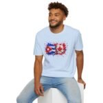 Cuba Canada Flag Splash T-Shirt — Cuban-Canadian Pride Graphic Tee - Image 12