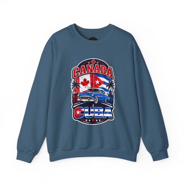Canada Cuba Vintage Car Crewneck Sweatshirt