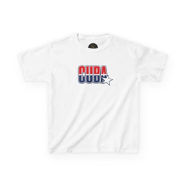 9368952065194767037_2048.jpeg Kids 'CUDA' Retro Star Tee — Patriotic Red & Blue Graphic