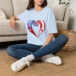Two Nations One Heart T-Shirt, Cuba Canada Heart Flag Tee, Cuban Canadian Love Shirt, Heart of Cuba and Canada, Patriotic Graphic Tee - Image 19