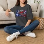Quebec to Cuba Vintage Car Graphic T-Shirt - Image 13
