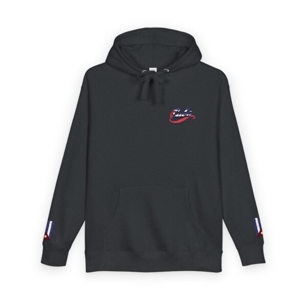 Cuba Script Logo Hoodie | Flag Accent Sleeve Stars