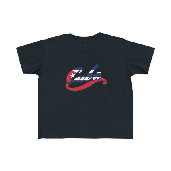 9907251264805138652_2048.jpeg Cuba Patriotic Script Toddler Tee | Red White Blue Cuba Shirt