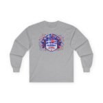 Long Sleeve Tee — Quebec Cuba Travel Badge Graphic - Image 5