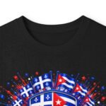 Long Sleeve Tee — Quebec Cuba Travel Badge Graphic - Image 4